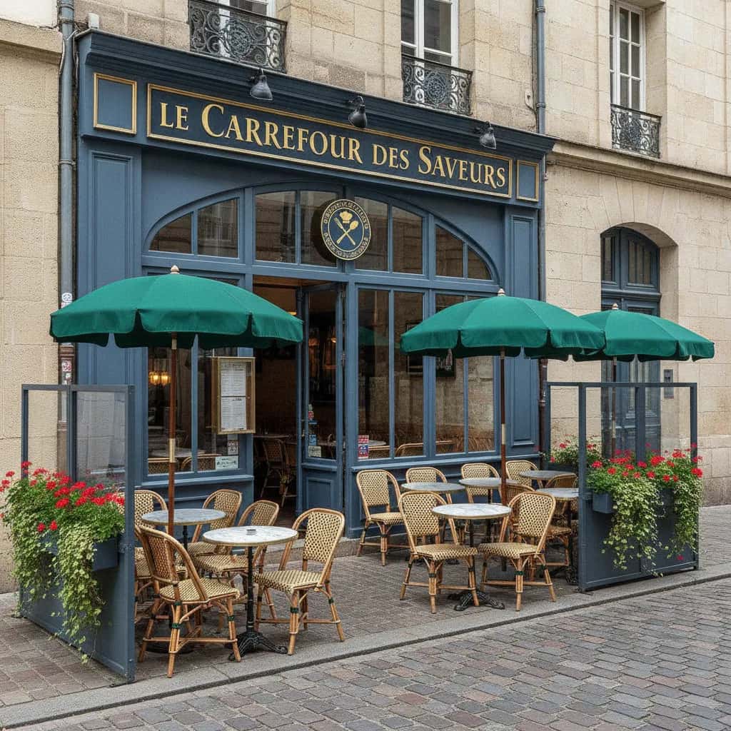 Restaurant 60m² à Nantes : terrasse