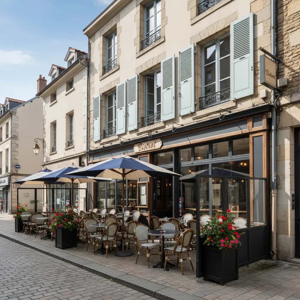 Restaurant 170m² à Nantes : terrasse - licence IV