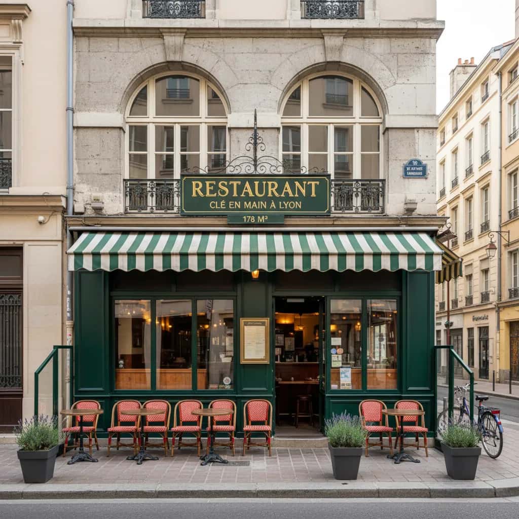 Restaurant clé en main à Lyon, 178 m²