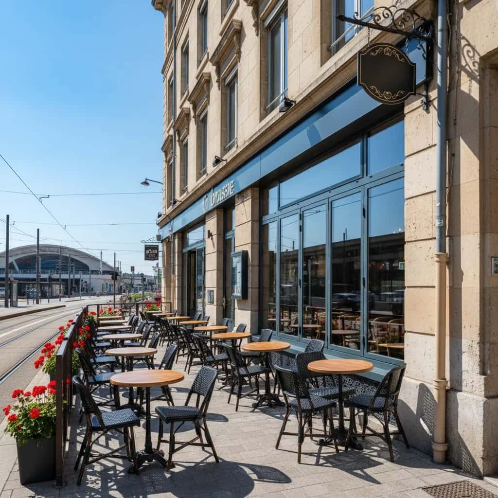 Bar-brasserie 70m² à Lyon : terrasse - licence IV
