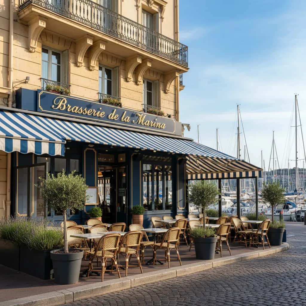 Bar-brasserie 202m² à Nice : terrasse - licence IV