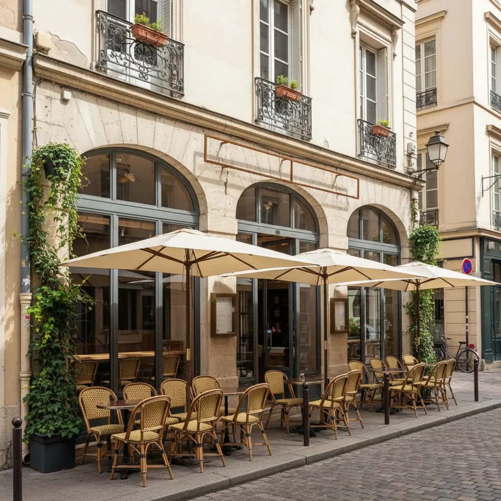 Restaurant à Lyon : terrasse - extraction