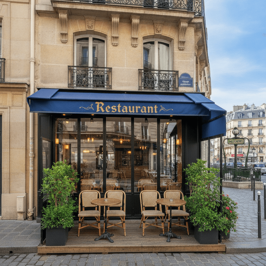 Restaurant 12 couverts à Paris