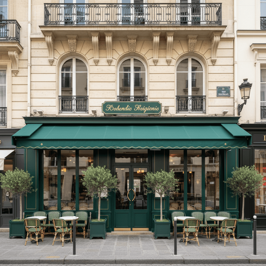 Restaurant 35 couverts à Paris : terrasse