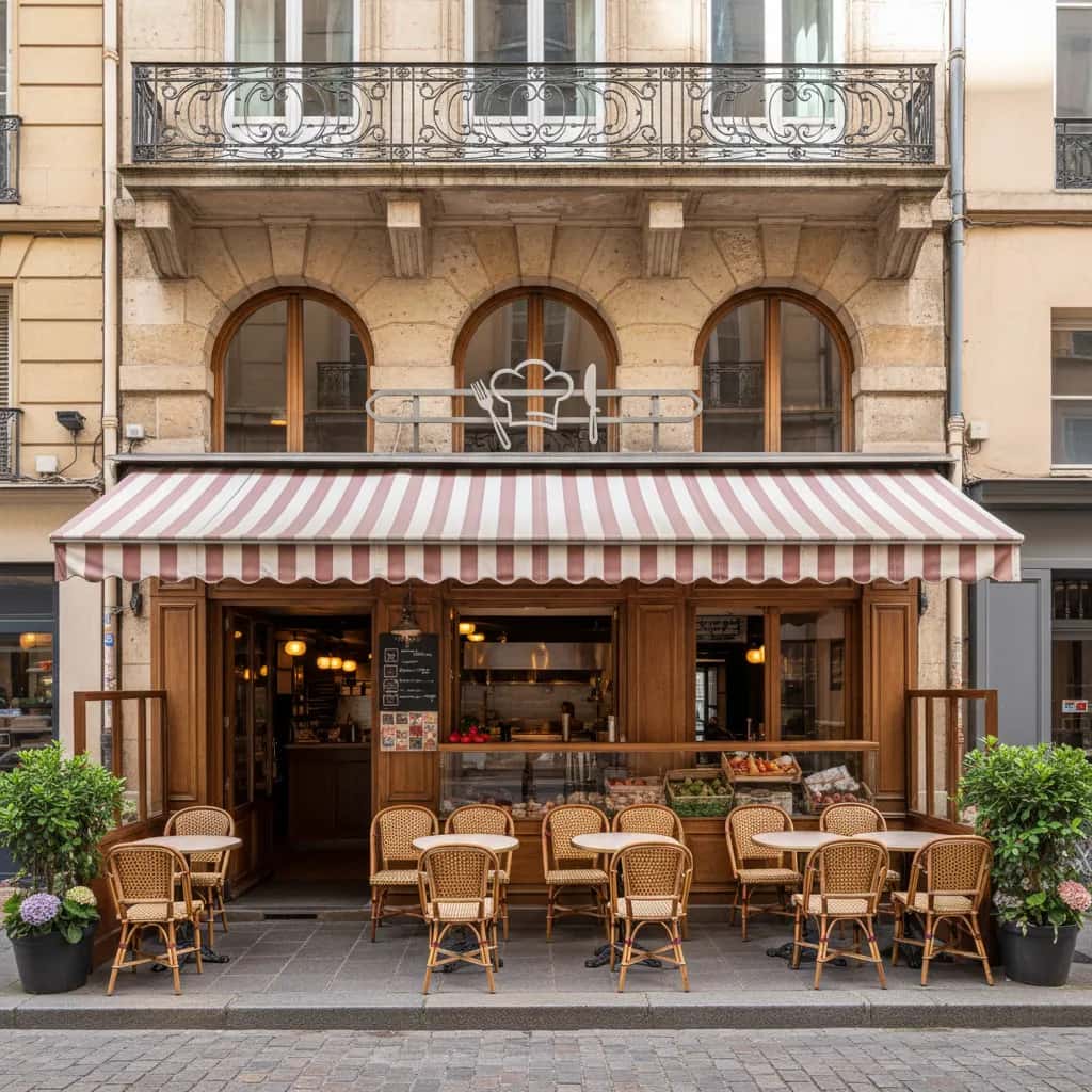 Restaurant à Lyon : terrasse - extraction