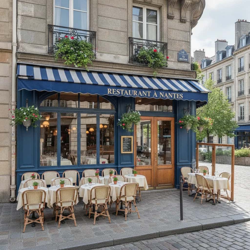 Restaurant à Nantes : terrasse