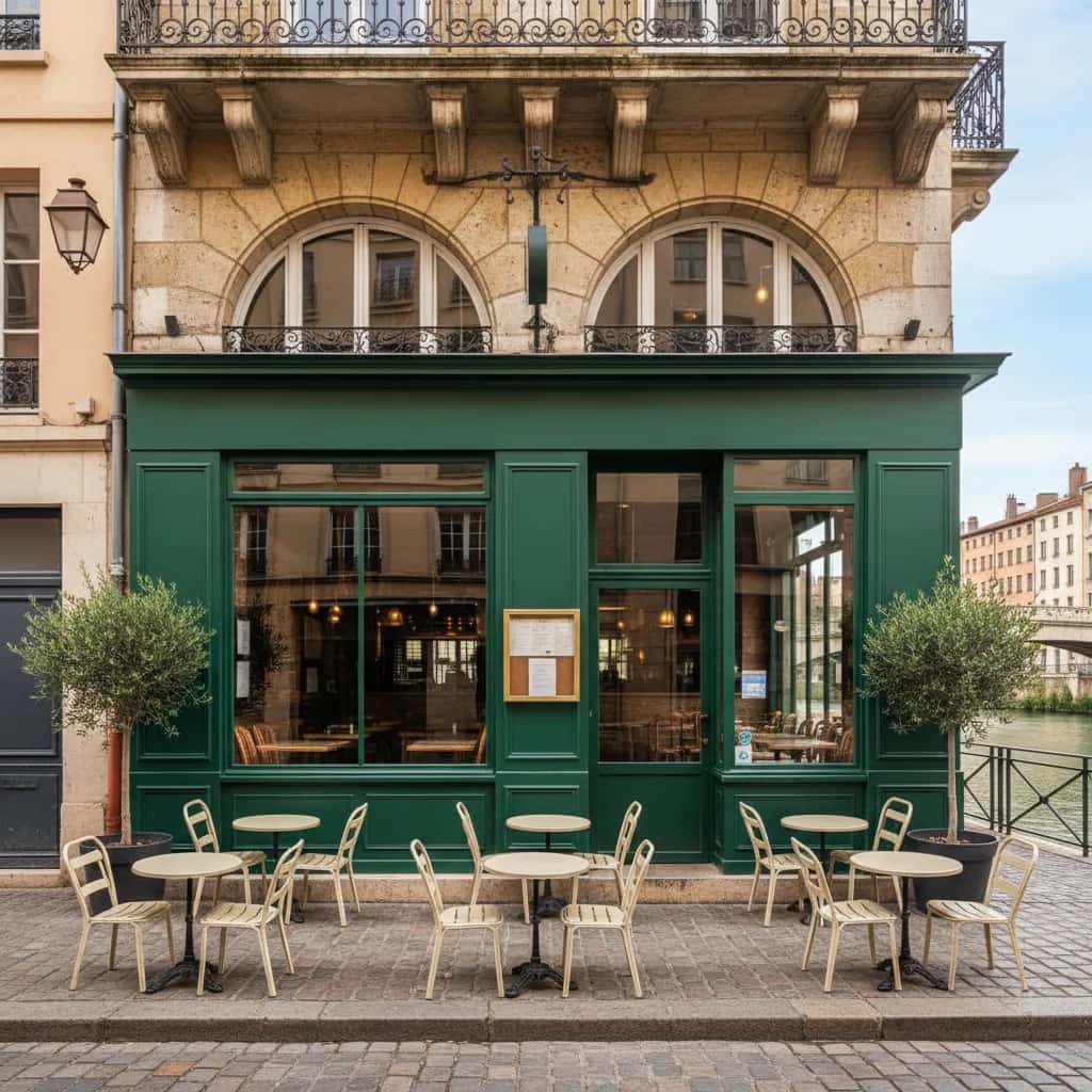Restaurant 110m² à Lyon : terrasse - licence IV