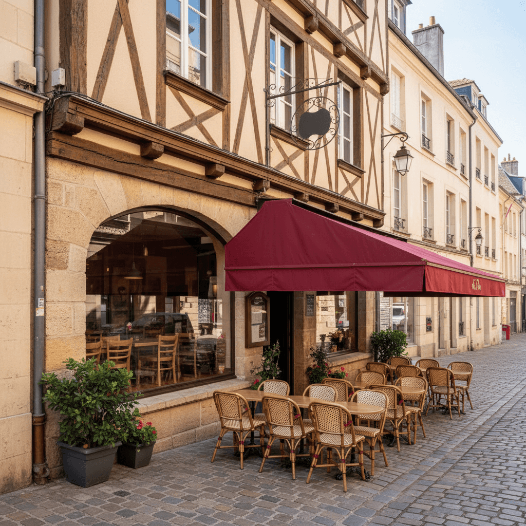 Restaurant à Rouen : terrasse