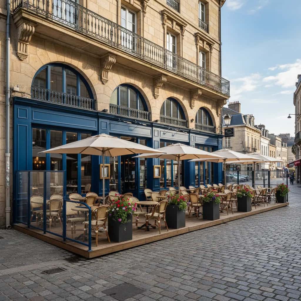Restaurant 370m² à Nantes : terrasse - licence IV