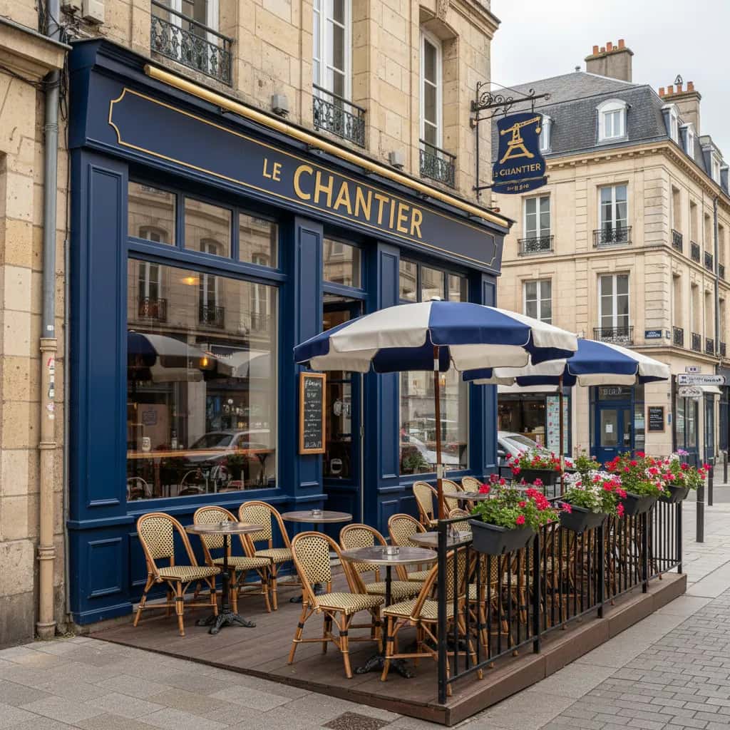 Restaurant 100m² à Nantes : terrasse
