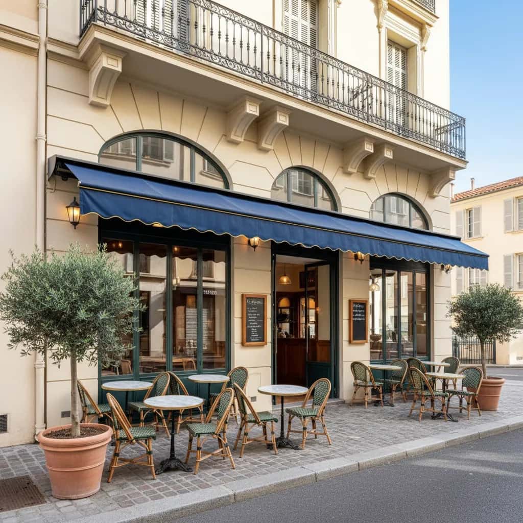 Bar-brasserie 220m² à Nice : terrasse - licence IV