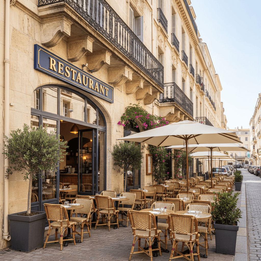Restaurant 350m² à Marseille : terrasse - licence IV