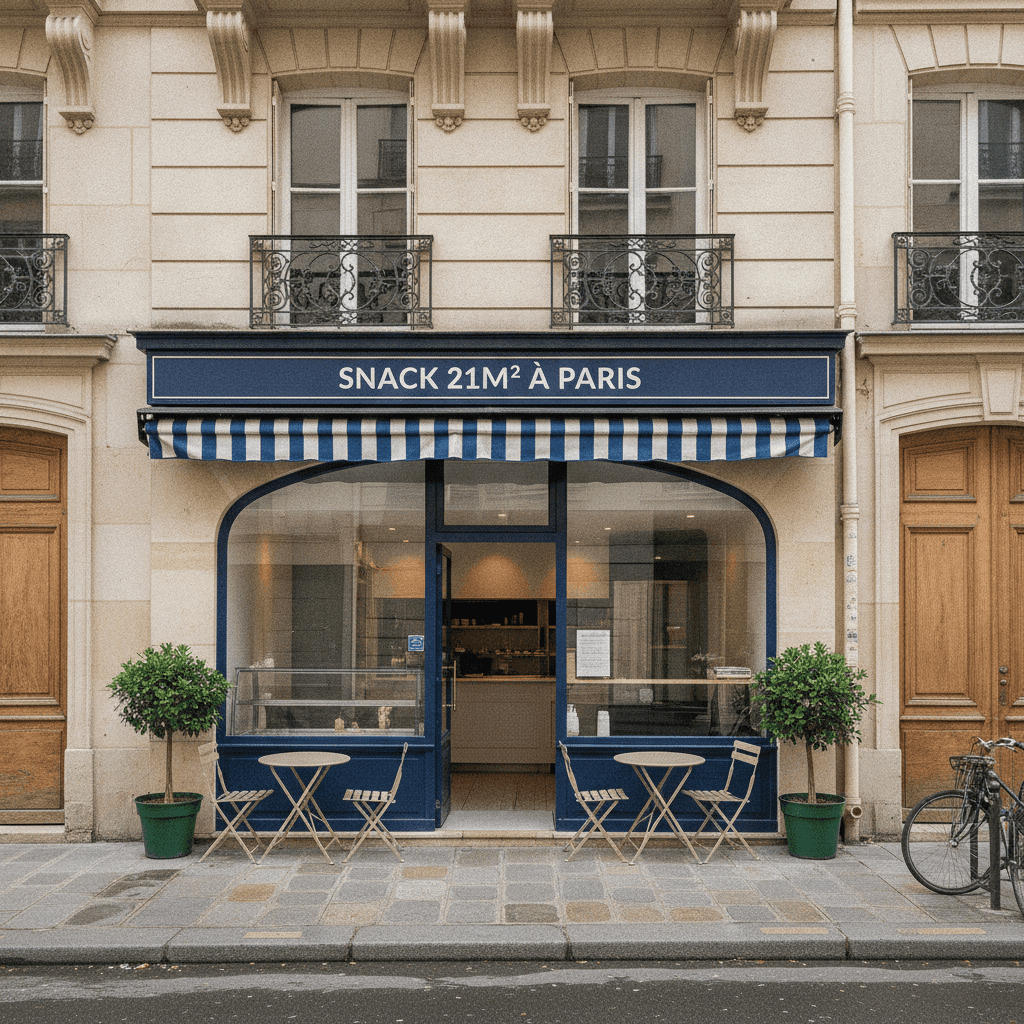 Snack 21m² à Paris