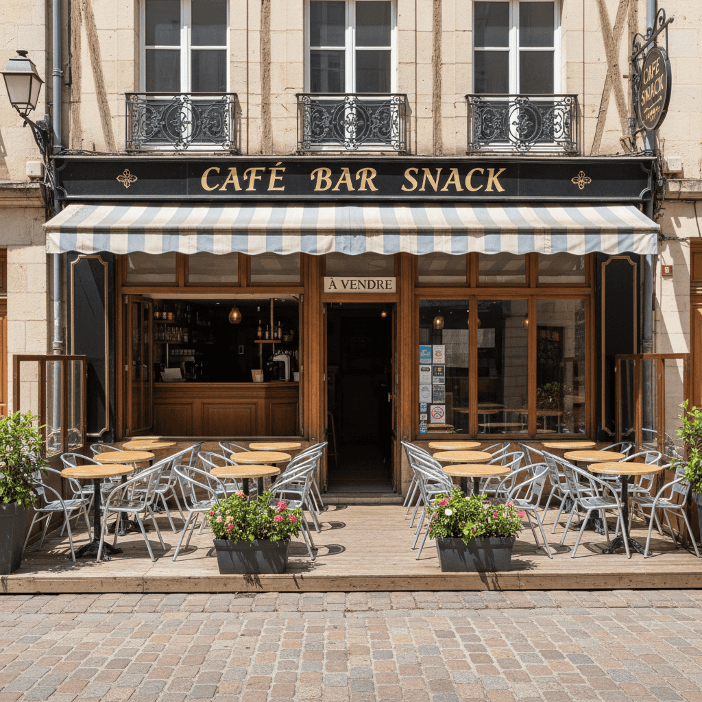 Snack à Rouen : terrasse - licence IV