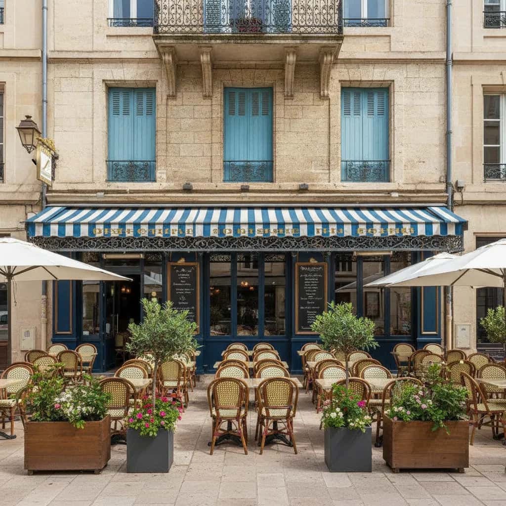 Bar-brasserie 500m² à Montpellier : terrasse - licence IV