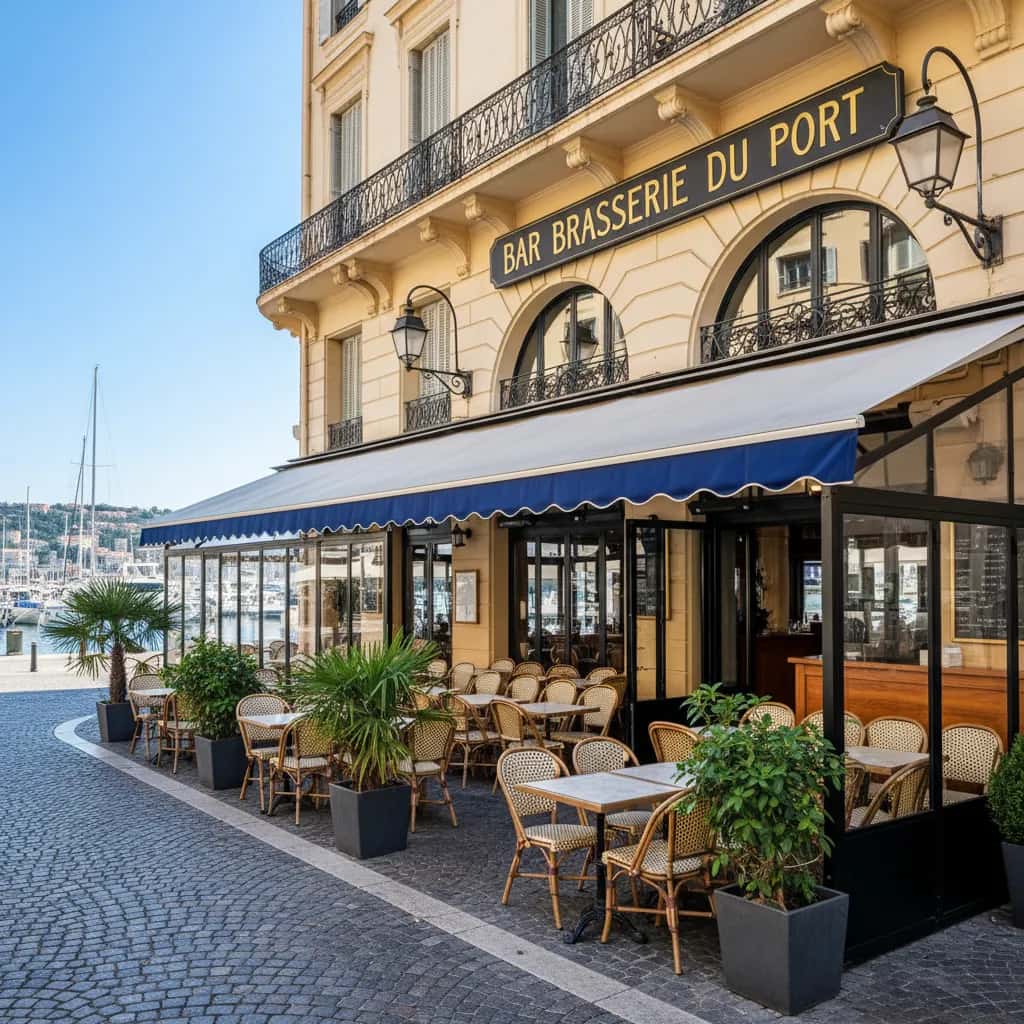 Bar-brasserie 300m² à Nice : terrasse - licence IV