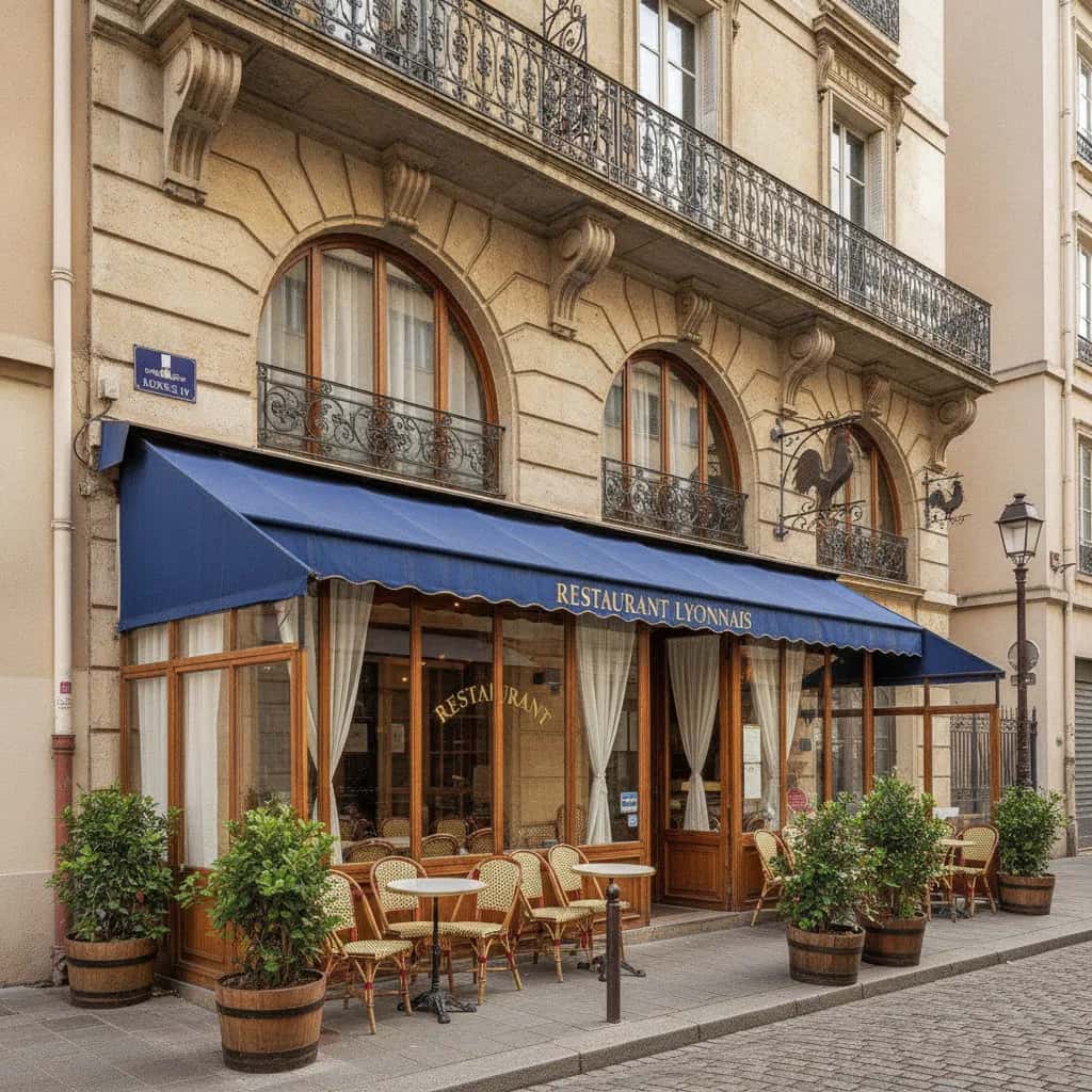 Restaurant à Lyon : terrasse - licence IV