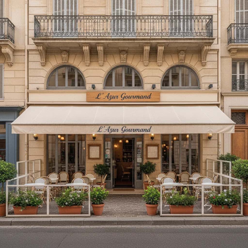 Restaurant 80m² à Nice : terrasse - licence IV