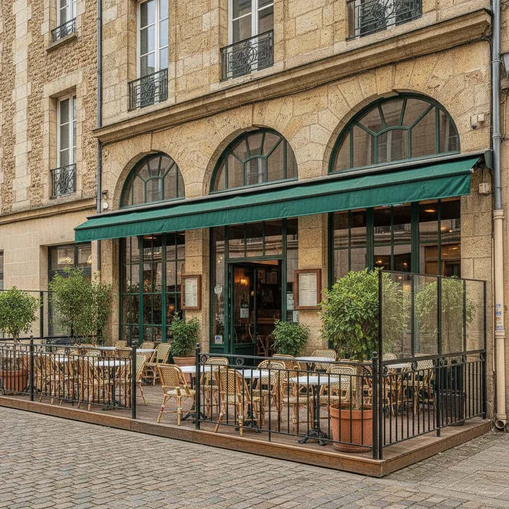 Restaurant 200m² à Nantes : terrasse - licence IV