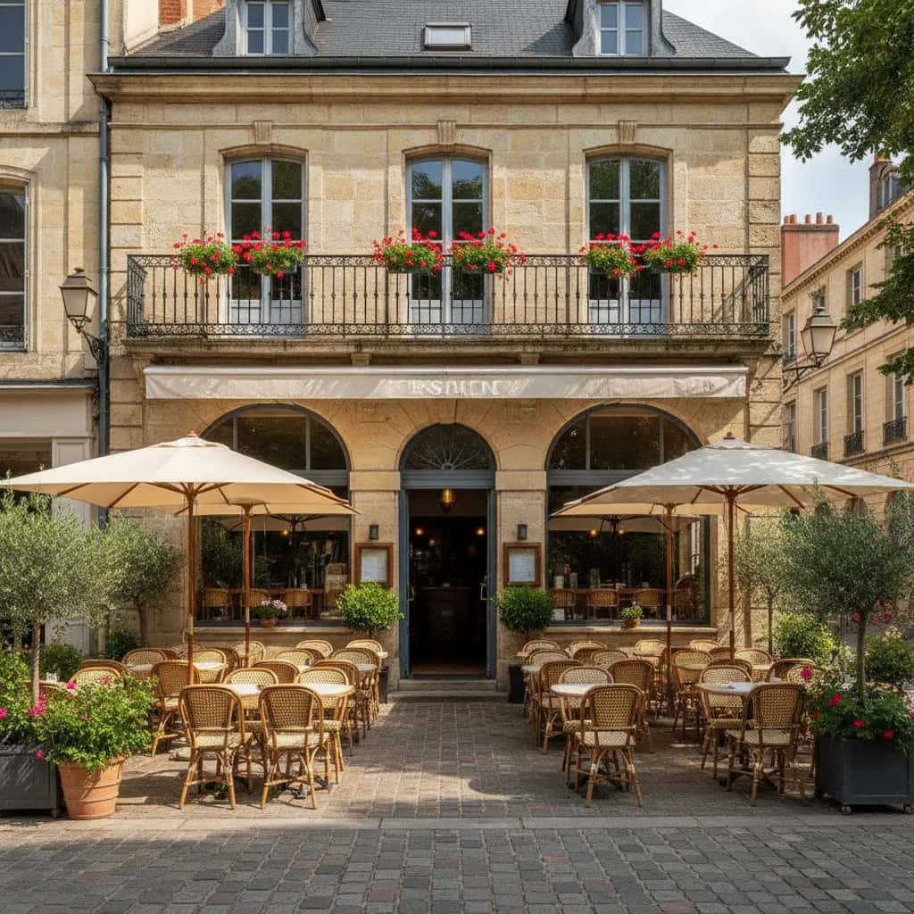 Restaurant 128m² à Dijon : terrasse - licence IV