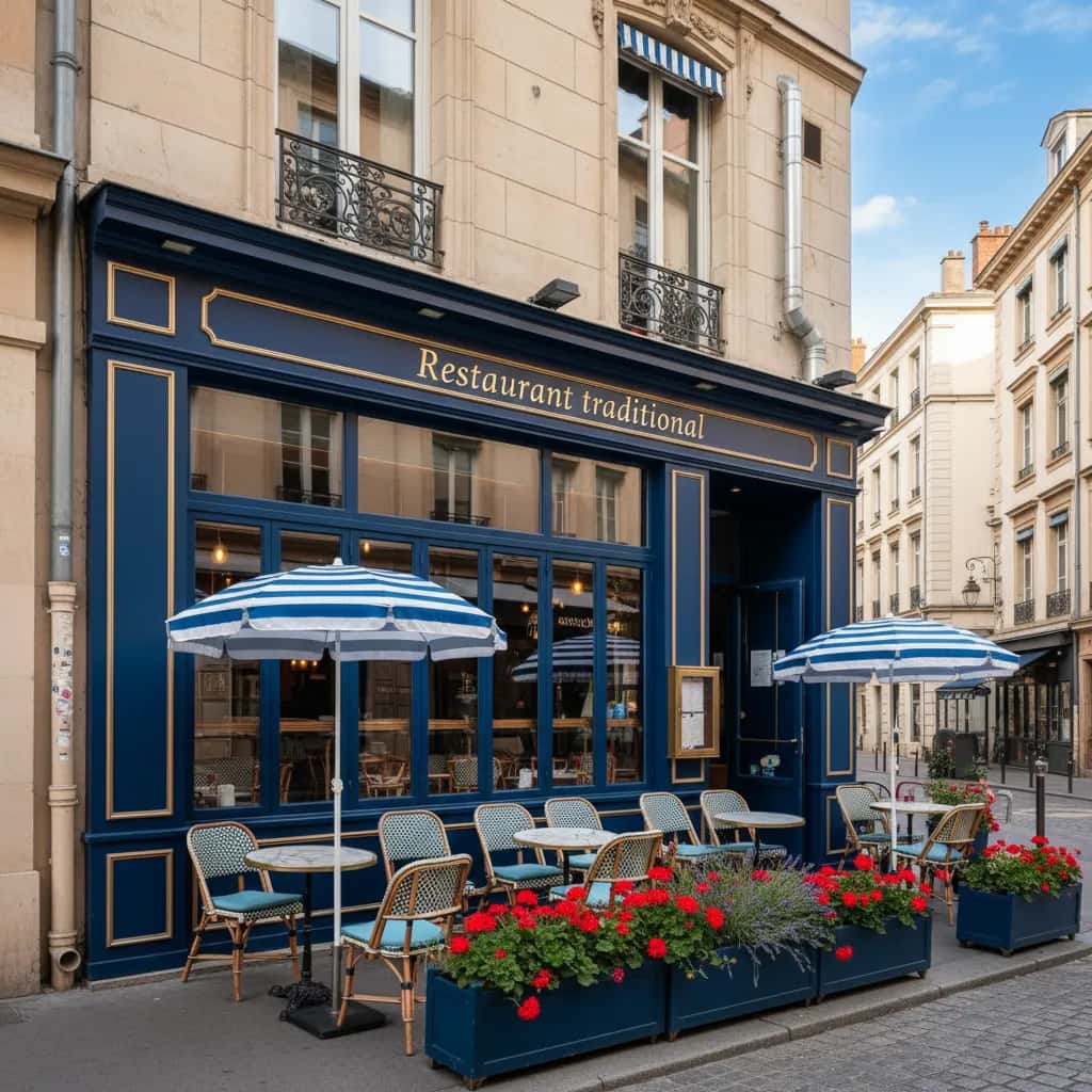 Restaurant 130m² à Lyon : terrasse - extraction