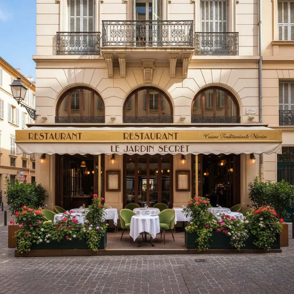 Restaurant 180m² à Nice : terrasse - licence IV