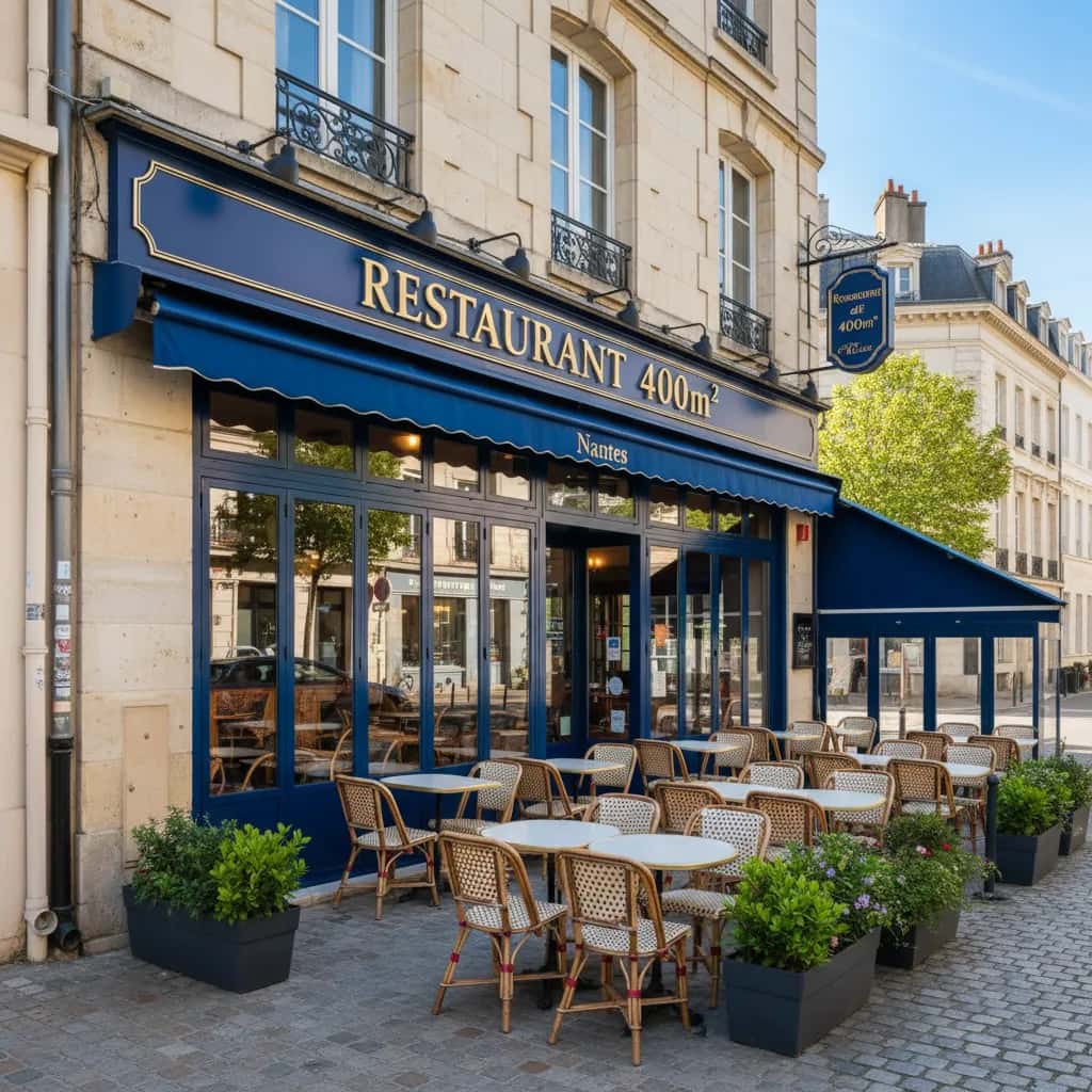 Restaurant 400m² à Nantes : extraction