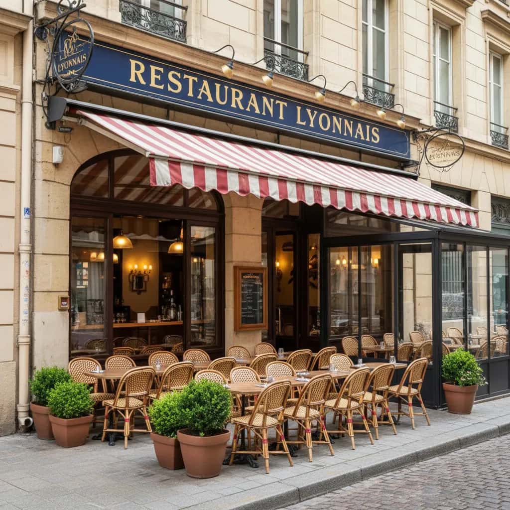 Restaurant 136m² à Lyon : terrasse - licence IV