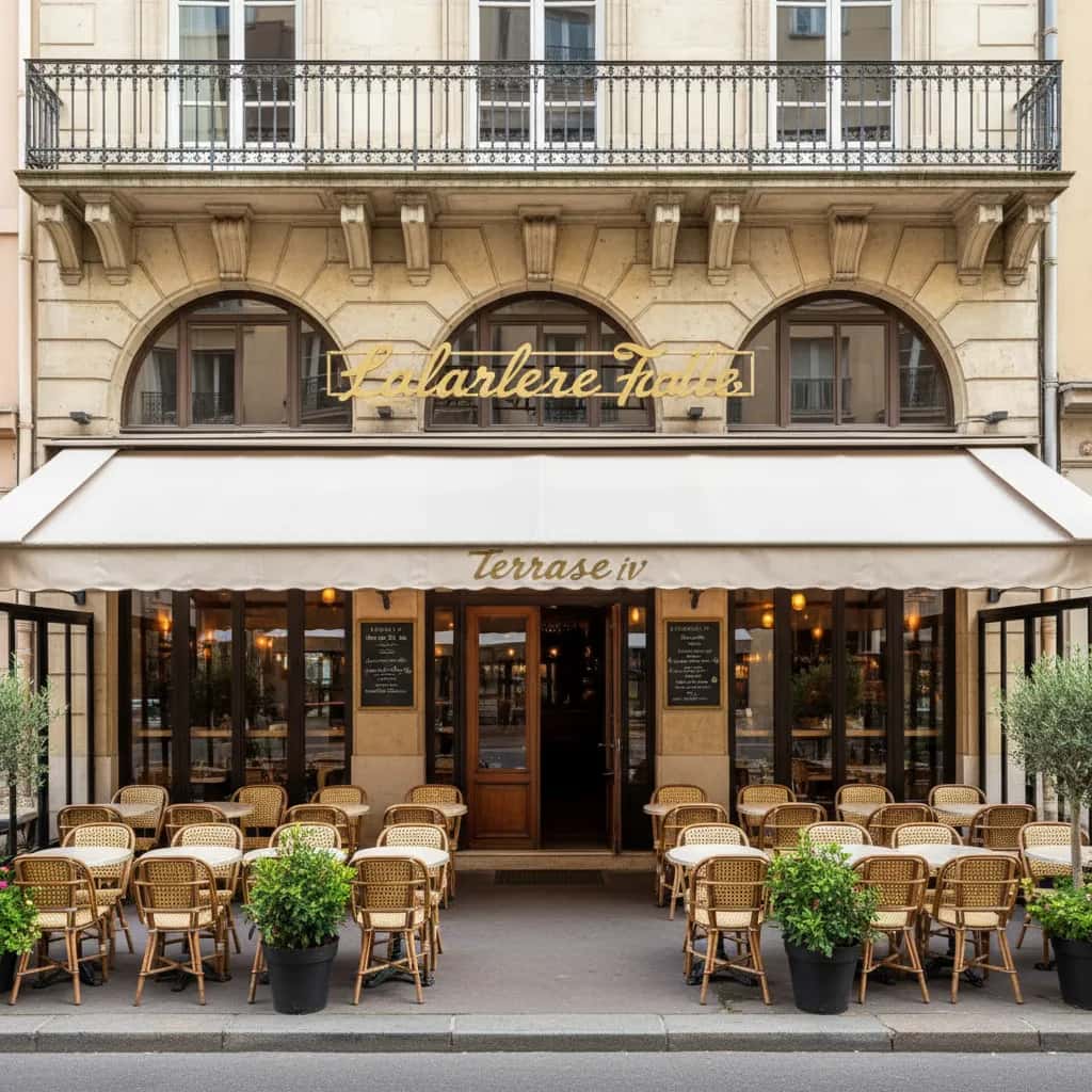 Restaurant 190m² à Lyon : terrasse - licence IV