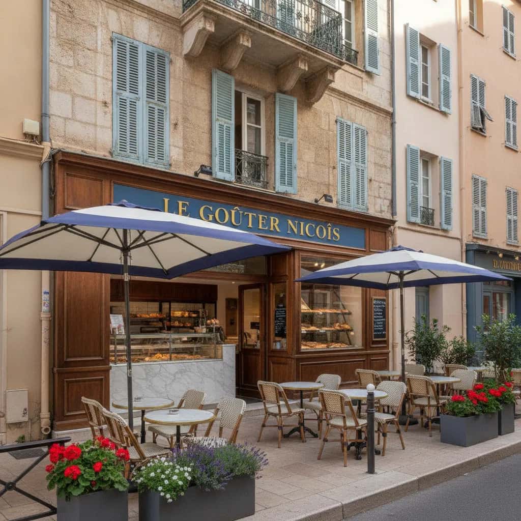 Snack 70m² à Nice : terrasse