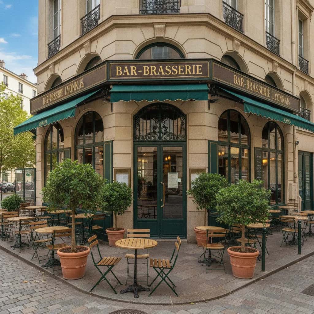 Bar-brasserie 100m² à Lyon : terrasse - licence IV