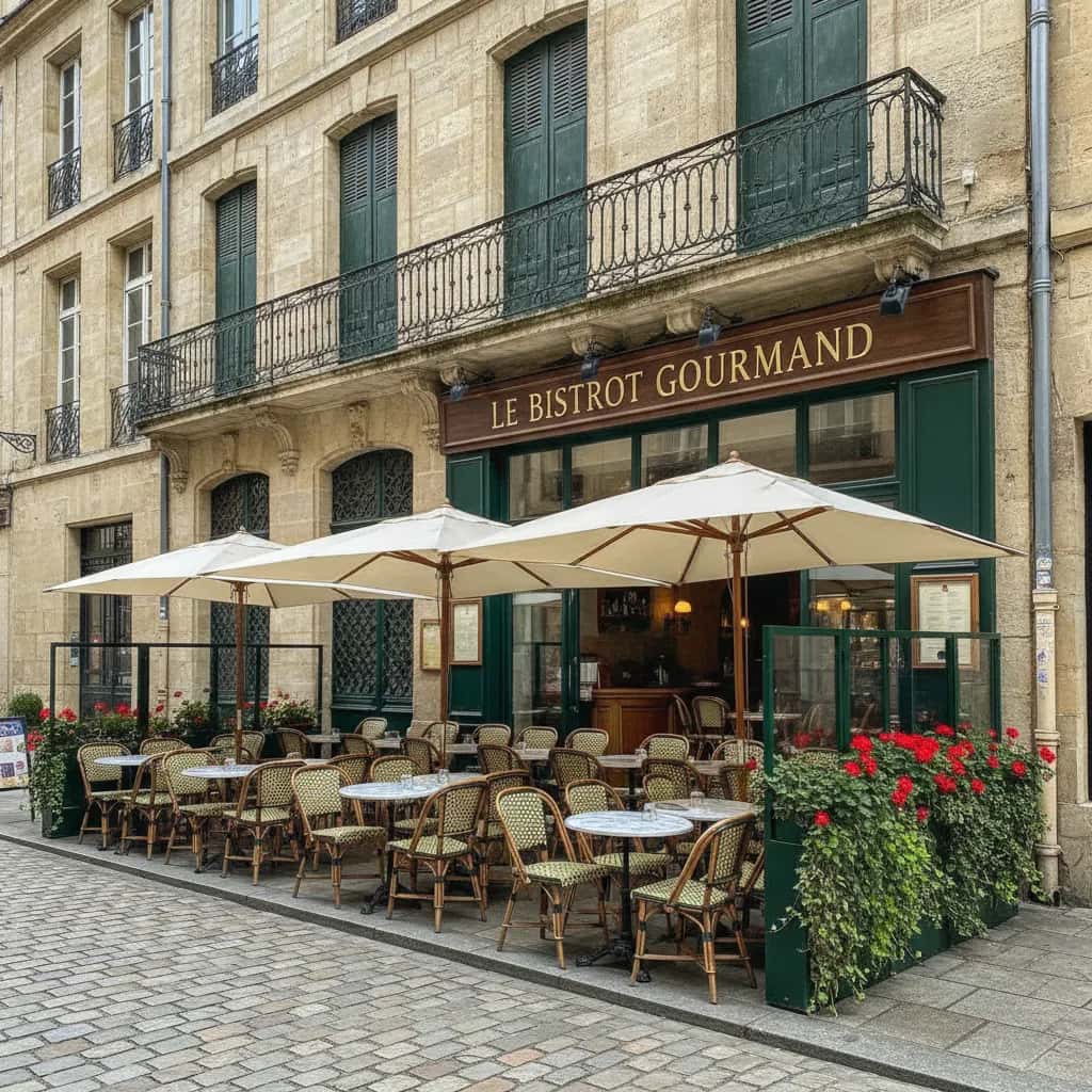Restaurant 72m² à Bordeaux : terrasse - licence IV