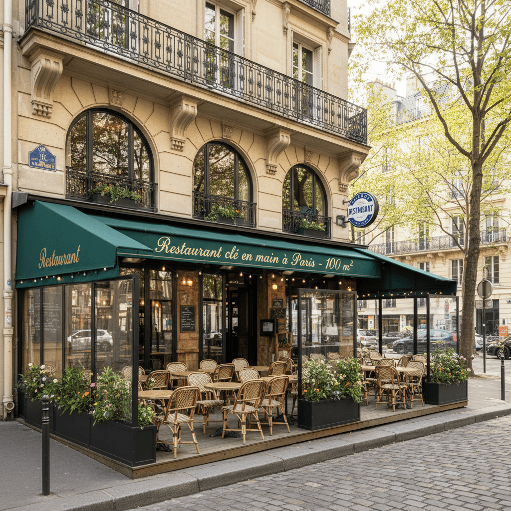 Restaurant clé en main à Paris - 100 m²