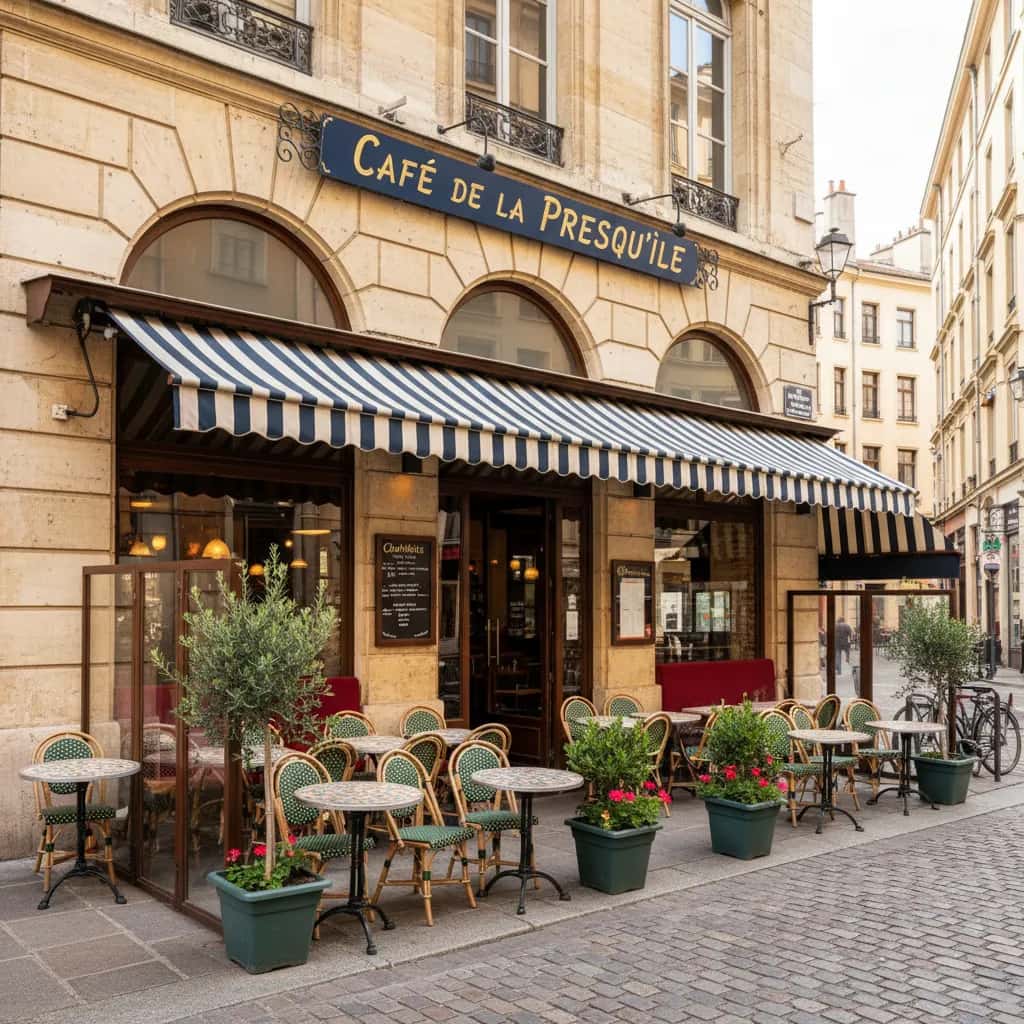 Bar-brasserie 90m² à Lyon : terrasse - licence IV