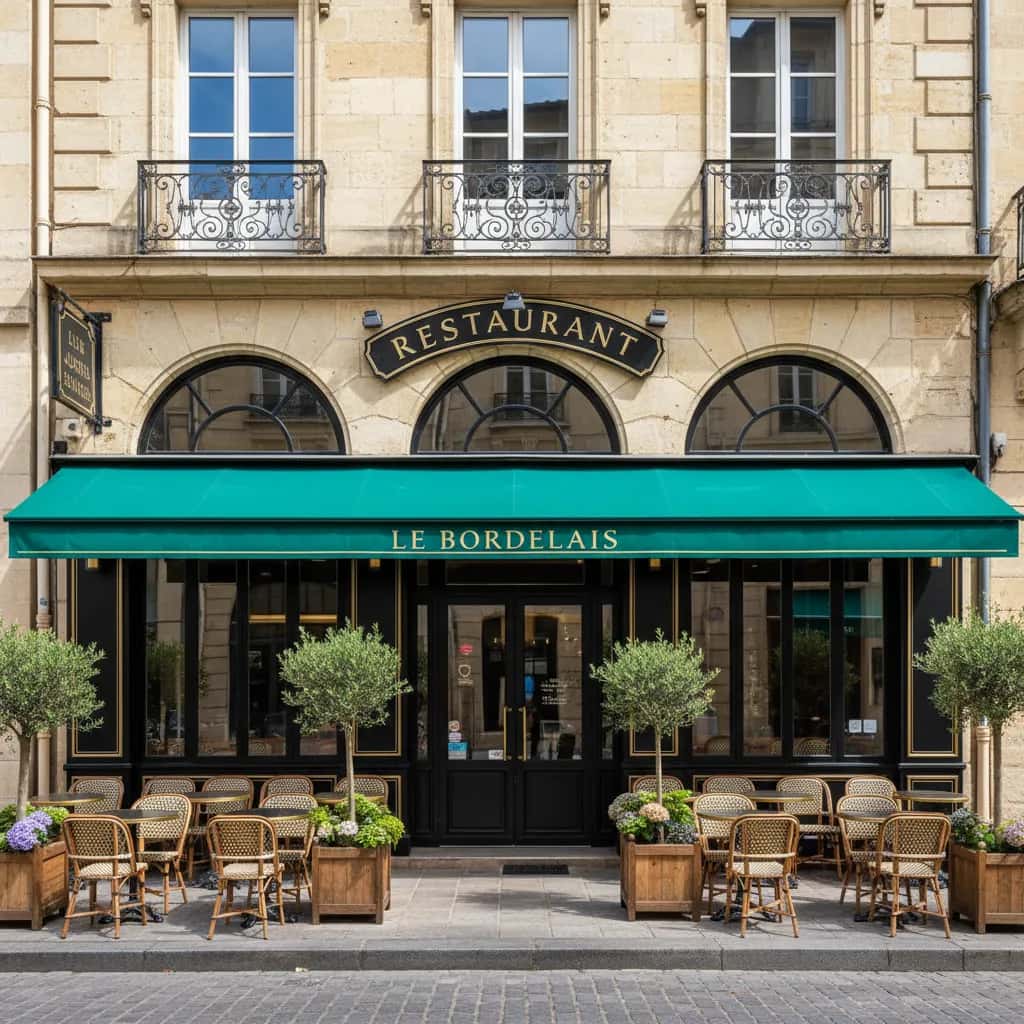 Restaurant 700m² à Bordeaux : terrasse - licence IV