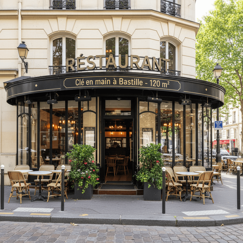 Restaurant clé en main à Bastille - 120 m²