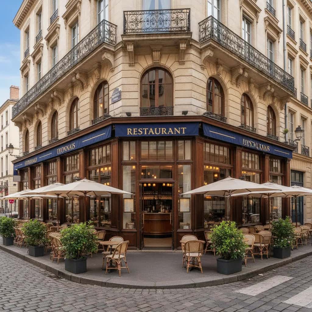 Restaurant 236m² à Lyon : terrasse - licence IV