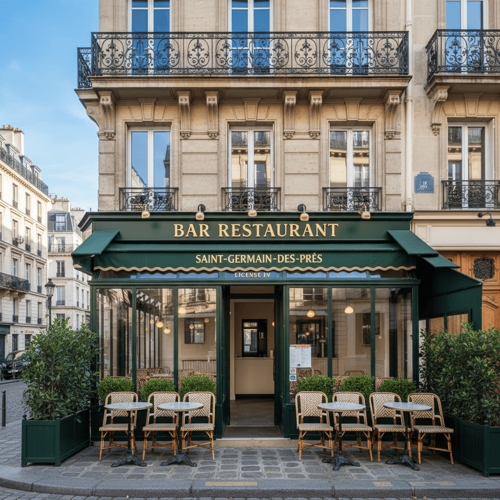 Bar Restaurant à Saint-Germain-des-Prés - Opportunité Unique
