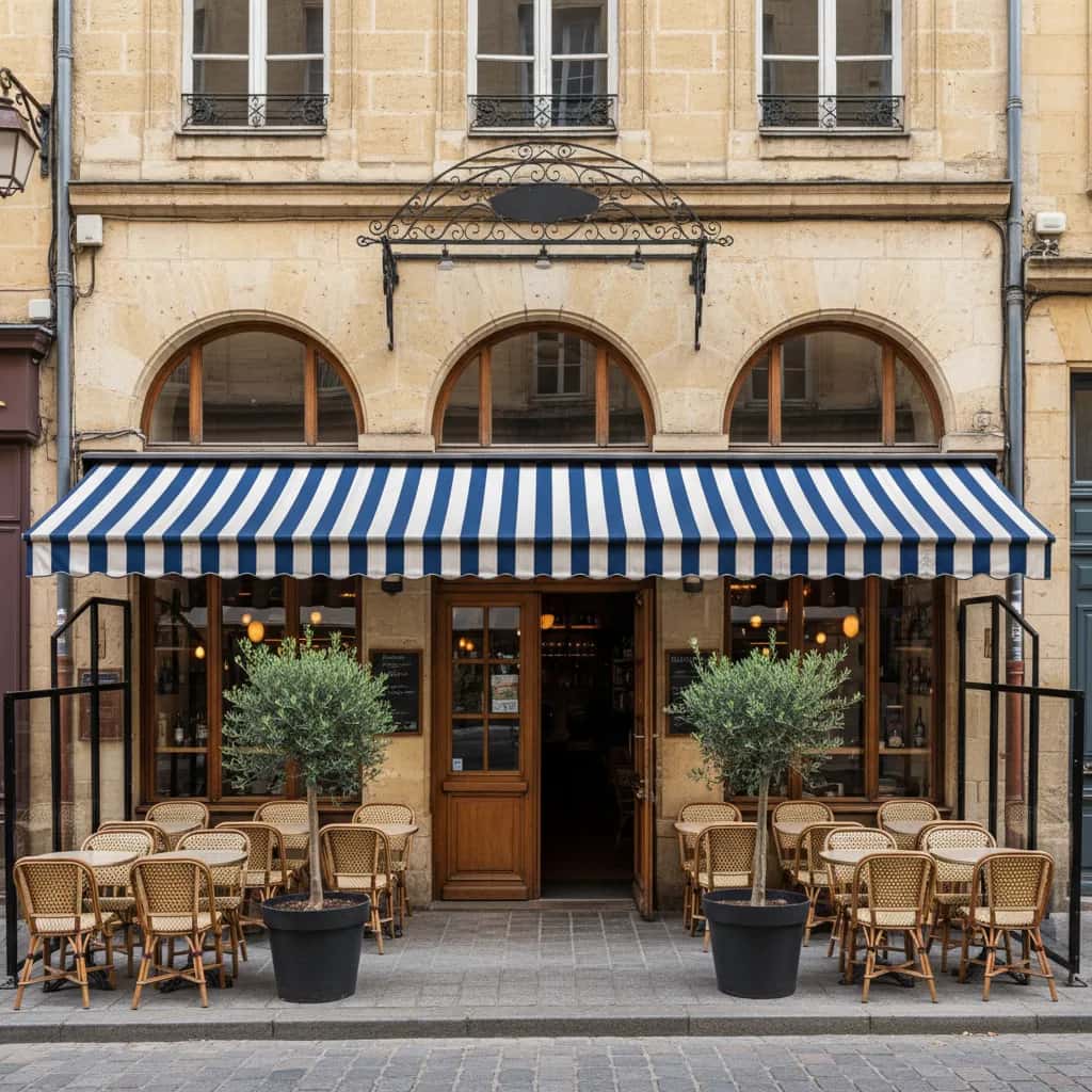 Bar-brasserie 180m² à Bordeaux : terrasse - licence IV