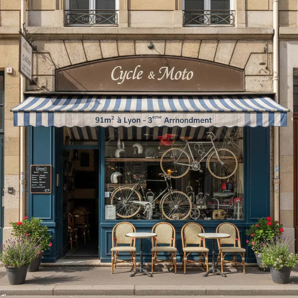 Cycle / Moto 91m² à Lyon