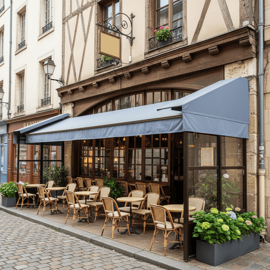Restaurant à Rouen : terrasse - licence IV