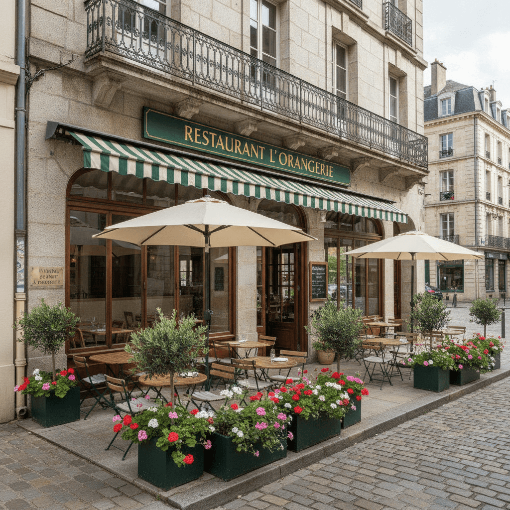Restaurant 180m² à Rennes : terrasse - licence IV