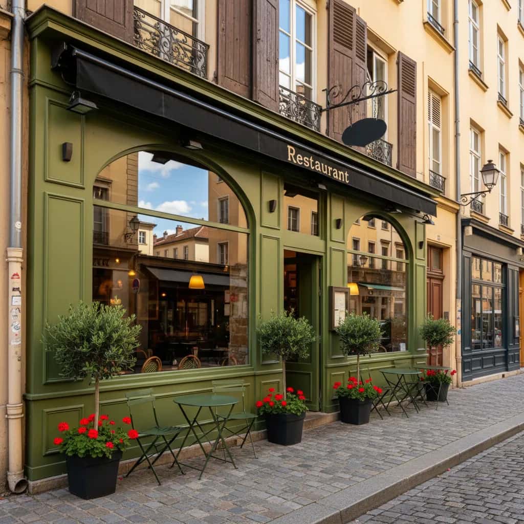 Restaurant 150m² à Lyon : terrasse - licence IV