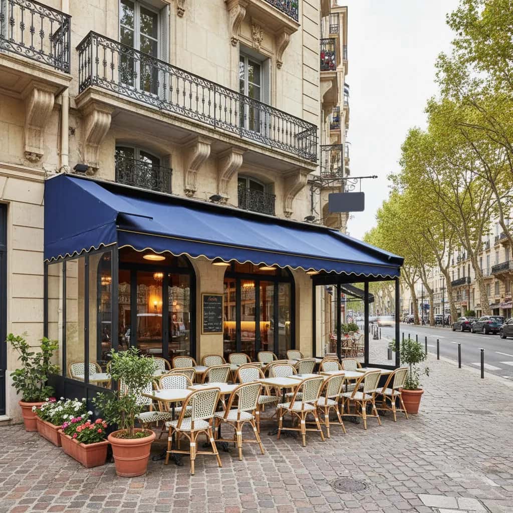 Restaurant à Nice : terrasse - licence IV