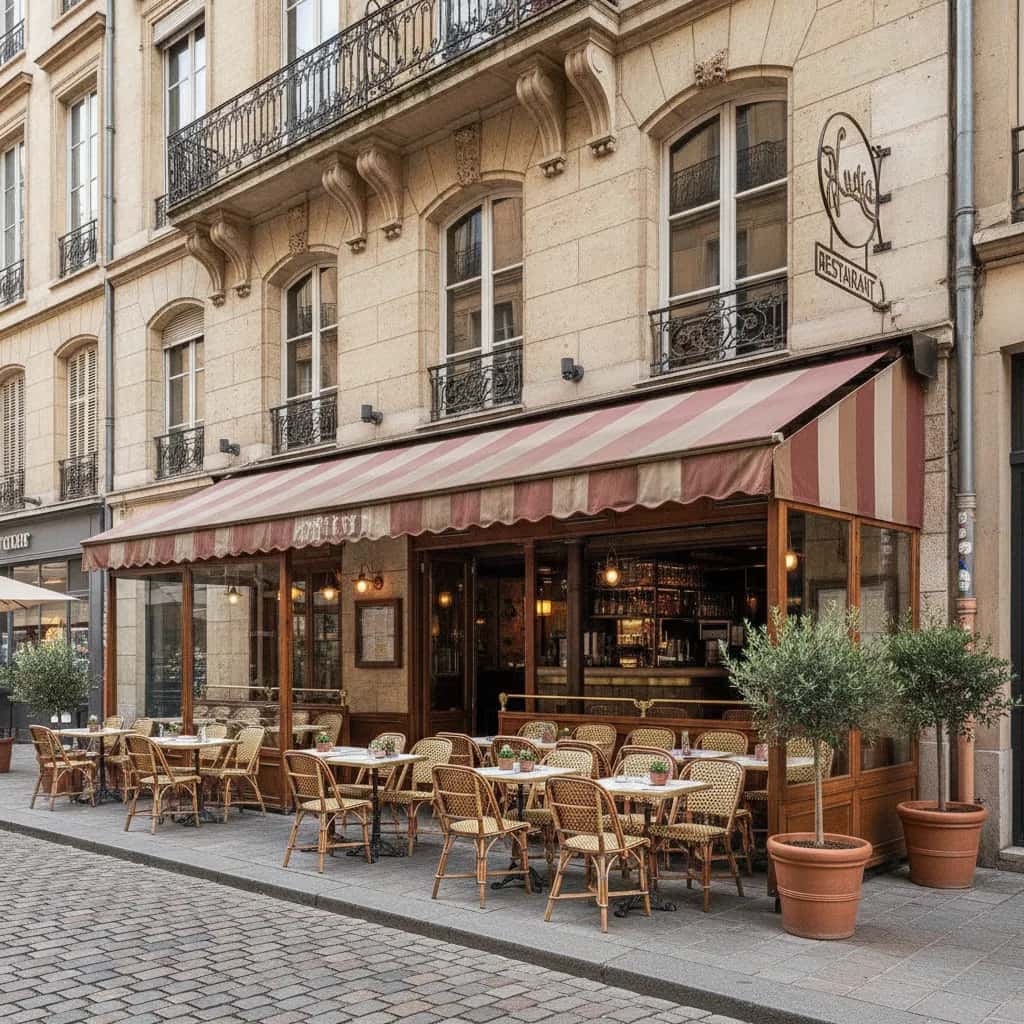 Restaurant 210m² à Lyon : terrasse - licence IV