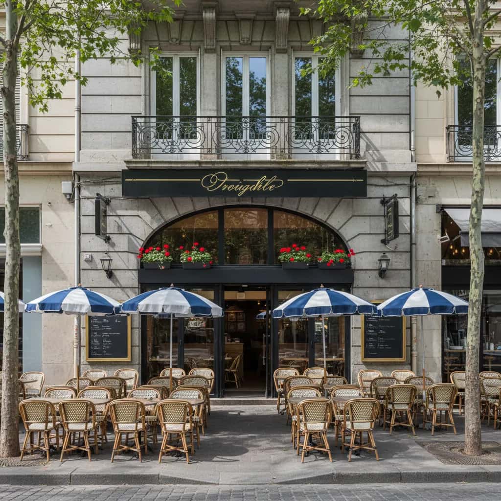 Restaurant 96m² à Lyon : terrasse - extraction