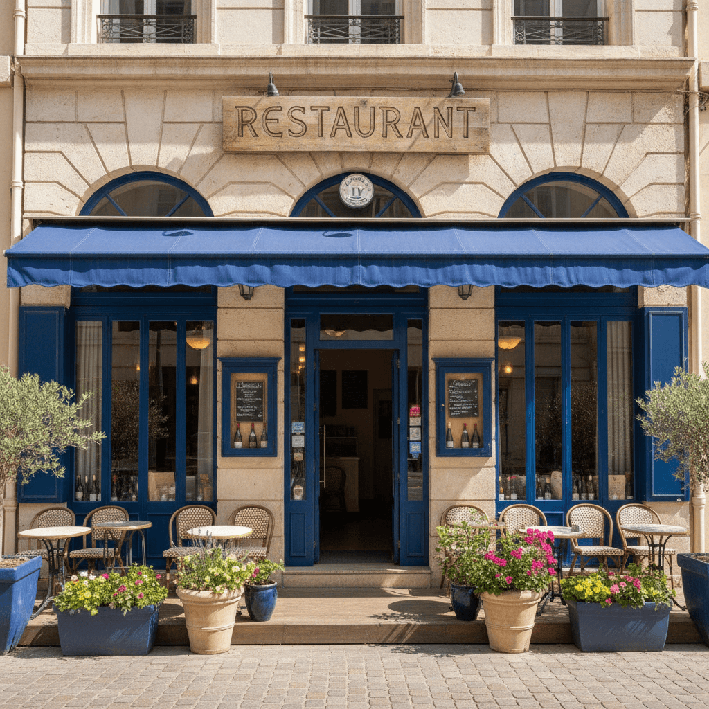Restaurant à Marseille : terrasse - licence IV