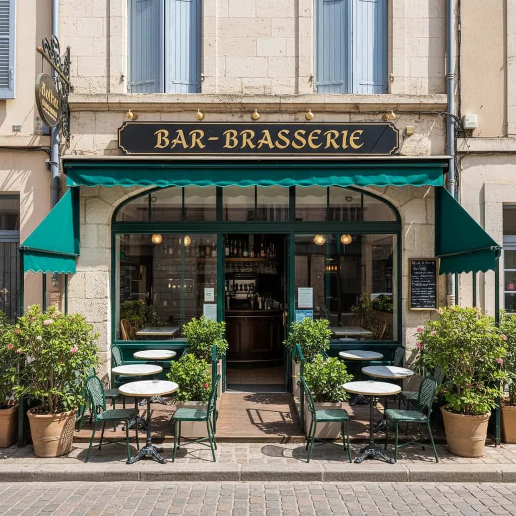 Bar-brasserie 73m² à Montpellier : terrasse - licence IV