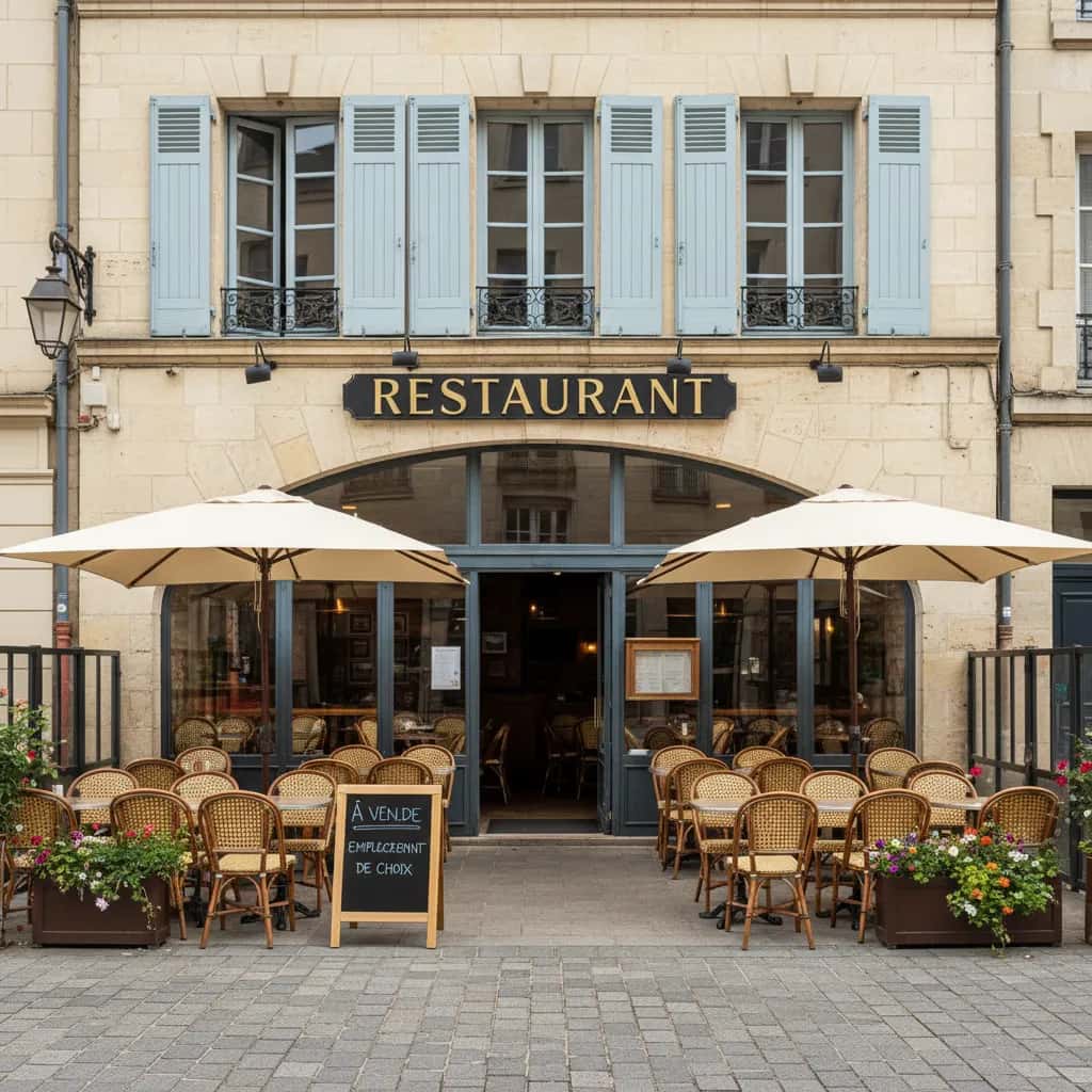 Restaurant 60m² à Nantes : terrasse - licence IV