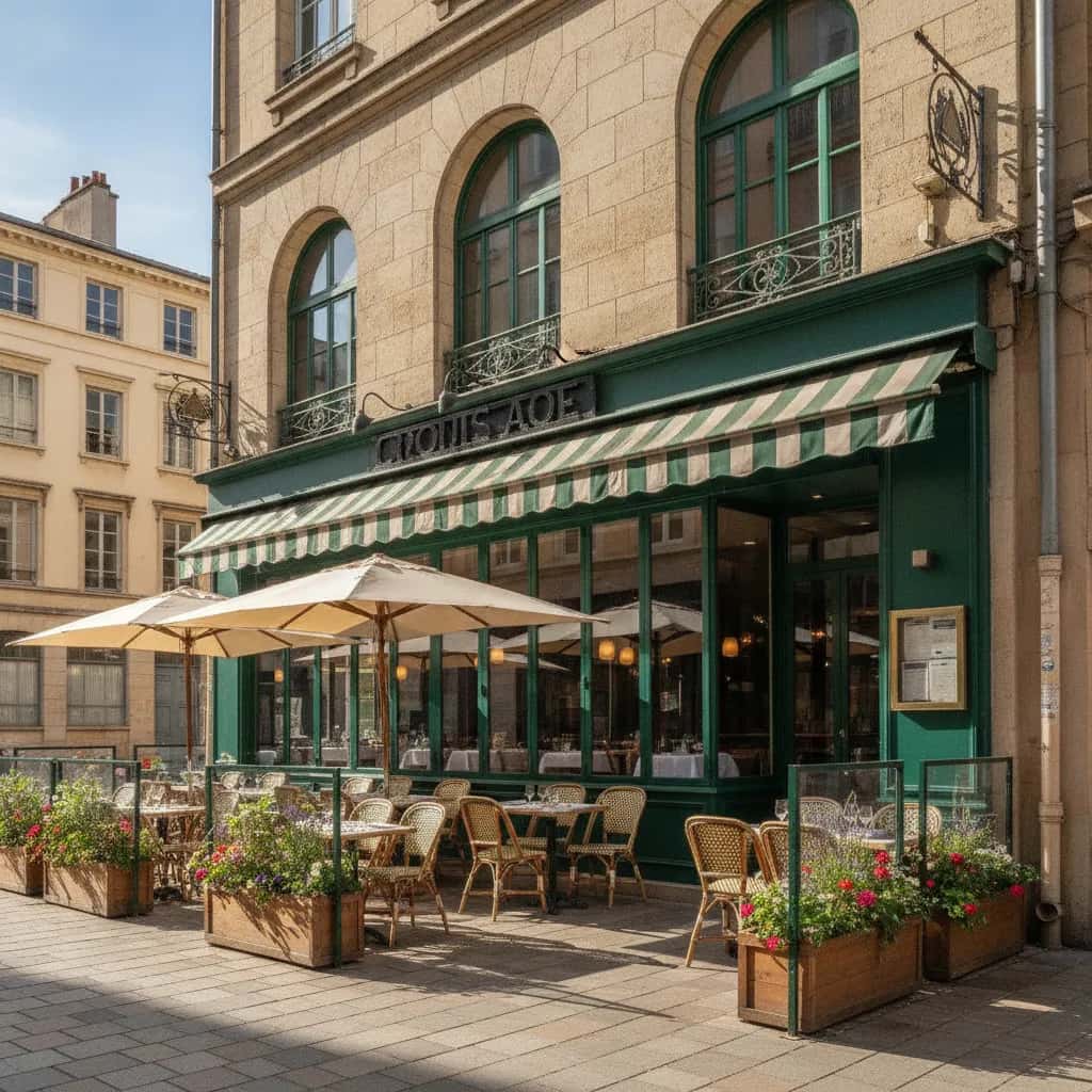 Restaurant 120m² à Lyon : terrasse - licence IV